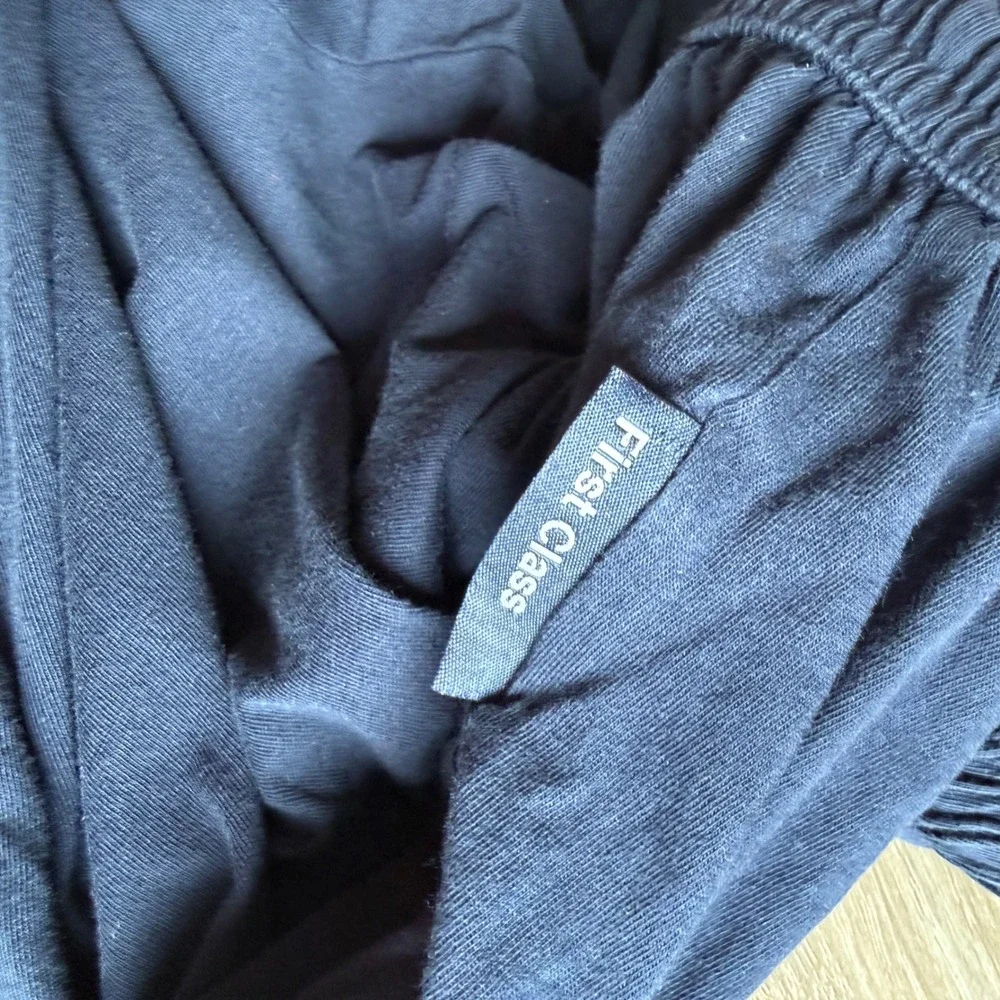 Lufthansa First Class van Laack Navy Blue Lounge Pajama Pants Mens Large L